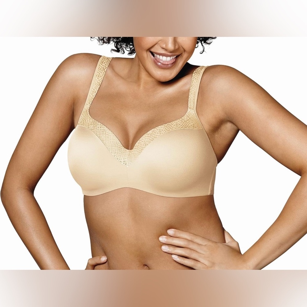 NWT Playtex Secrets Underwire Coverage Balconette T-Shirt Bra